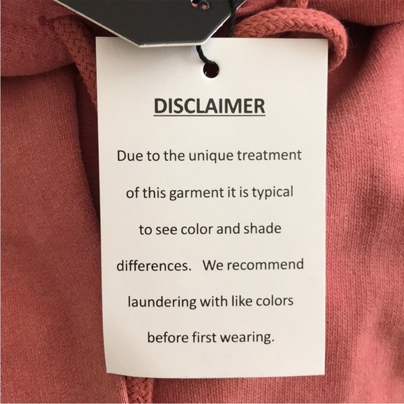 Coral/Rusty Color Hooded Tunic Dress - Picture 7 of 7